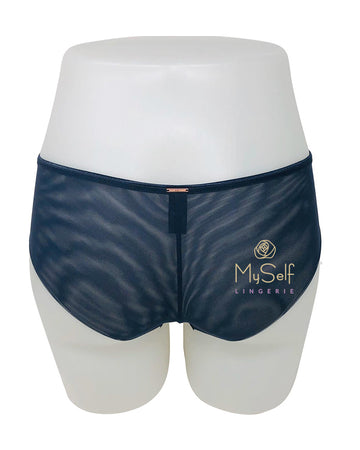 Marc and Andre Paris A9-0193 Navy and Teal Lace Bikini MYSELFLINGERIE.COM